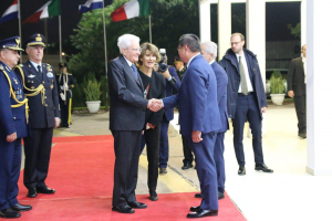 Presidente de la República Italiana llega al Paraguay por primera vez en la historia.