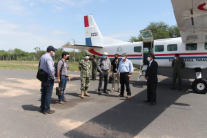 El Presidente de la DINAC realizó una visita de supervisión al Aeropuerto de Mariscal Estigarribia.