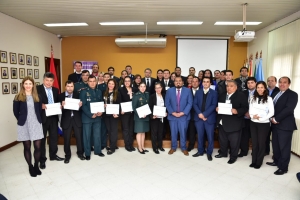 Culminó con éxito el Curso de Intercepción de Armas, Municiones, Partes y Componentes (CIAMP) en el AISP