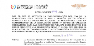 IMPLEMENTACIÓN &quot;THE INTEGRITY APP&quot;