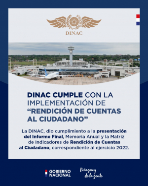 INFORME FINAL, MEMORIA ANUAL Y MATRIZ DE INDICADORES DE RENDICICIÓN DE CUENTAS AL CIUDADANO DE LA DINAC, CORRESPONDIENTE AL EJERCICIO FISCAL 2022​