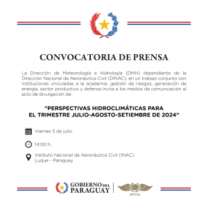 CONVOCATORIA DE PRENSA